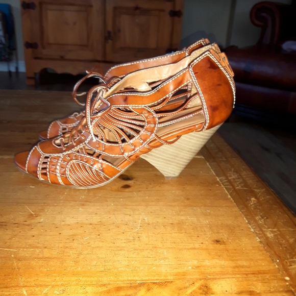 2/$35 Open Toe Sandal Heels - Picture 2 of 6